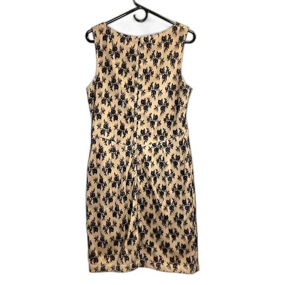 JB by Julie Brown Sexy Nude & Black Lace Sheath Dress Size 10 - Picture 4 of 10